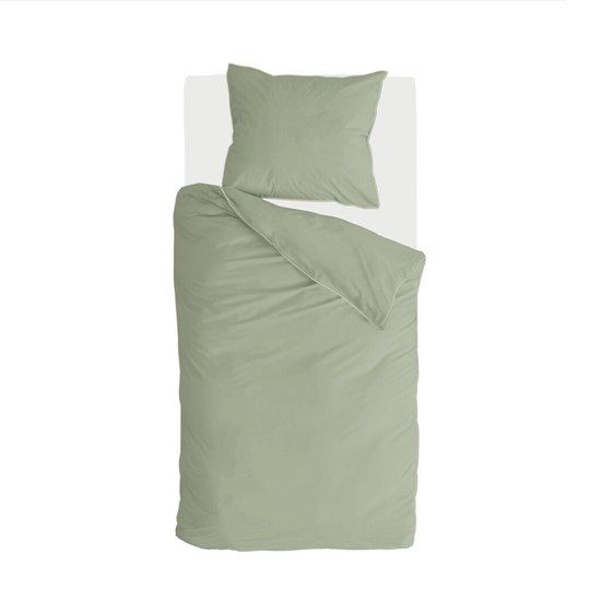 Walra Dekbedovertrek Sweet Softy - 140x220 cm - 100% Katoen - Groen
