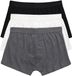 STHUGE - Heren - Hip-pants OEKO-TEX set van 3 onderbroek - Zwart - Maat XXL