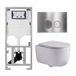 Geberit QeramiQ Dely Swirl Toiletset - Mat Wit
