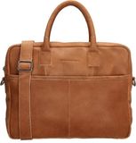 Hide & Stitches Hunter Laptoptas 15,6 inch - Leer - Cognac