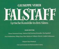 Verdi Preiser Records Verdi: Falstaff / Hans Weisbach, Leipzig Radio CD