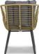 Coco Azzano/Palta 240 cm dining tuinset 7-delig Taupe-naturel-bruin 6 zitplekken Aluminium