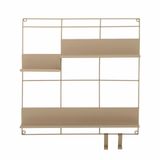 Bloomingville Osca étagère murale métal naturel 60cm