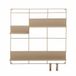Bloomingville Osca étagère murale métal naturel 60cm