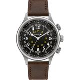 Bulova A-15 Pilot 96A245 Horloge - Leer - Bruin - Ø 42 mm
