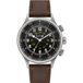 Bulova A-15 Pilot 96A245 Horloge - Leer - Bruin - Ø 42 mm