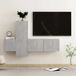 Maison Exclusive - Set de 3 meubles TV, gris bétonné, bois composite