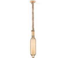 Home Sweet Home Leonardo Tube hanglamp - Jute - Natuurlijk - Amber