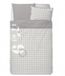 Stapelgoed Name Tag Dekbedovertrek - Junior - 120x150 cm - Grey/Beige