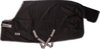 Bucas Deken Anniversary Turnout Stay-dry 0gr - Black-silver - 213cm