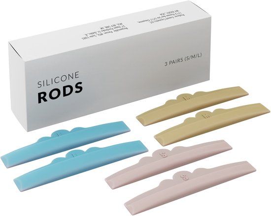 Nanolash Silicone Rods Wimperlifting - 6 stuks - Verzorgend