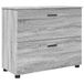 vidaXL Armoire de salle de bain gris Sonoma 76,5 x 35 x 64 cm