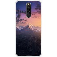 Urban Mountains Beschermende siliconen case compatibel met Redmi Note 8