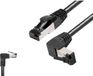 BKL Electronic 144025 RJ45 Netwerkkabel, patchkabel CAT 8.1 S/FTP 2 m Zwart Halogeenvrij 1 stuk(s)
