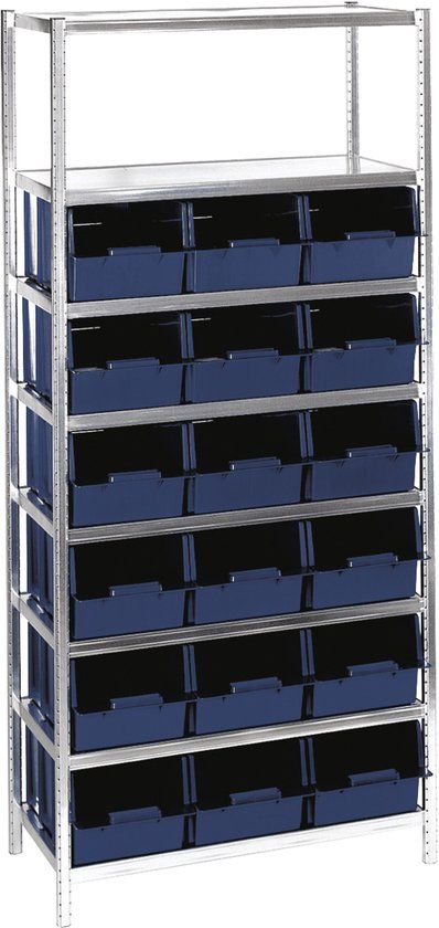 Raaco Rek met 18x bak 9-2800 galva/bl 18-40