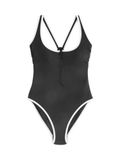 Next Maillot de bain noir / blanc