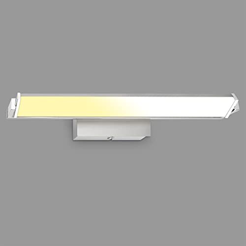 Briloner - LED wandlamp binnen, wandlamp met schakelaar, touch-functie, kleurtemperatuur instelbaar, traploos dimbaar, draaibaar, mat nikkel chroom