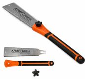 KRAFT&DELE Klingspor Handzaag Met Twee Zaagbladen, 250Mm, Model Kd10054