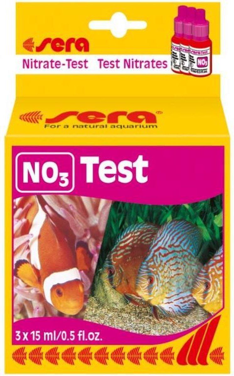 Sera NO3 test - Nitraat test voor aquariumwater - 4001942045100