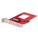 StarTech U.3 naar PCIe 4.0 x4 Adapter voor 2,5in U.3 NVMe SSD, SFF-TA-1001