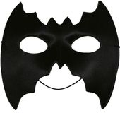 Fiestas Guirca Vleermuis masker - Zwart - 22 cm