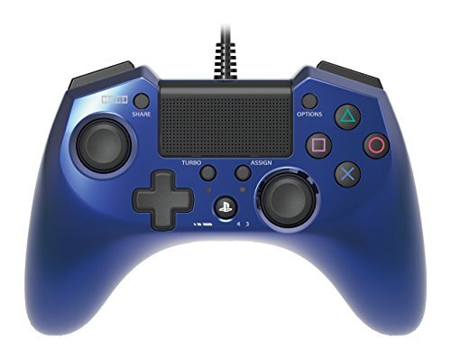 Hori Pad 4 FPS Plus Wired Controller Gamepad voor PS4 PS3 Blue
