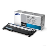 Samsung CLT-C406S - Cyaan Toner - 1000 Pagina's - Compatibel met CLP-360 / 365 / 368, CLX-3300 / 3305