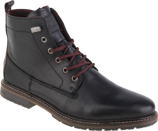 Rieker 13730-00 Men's Black Leather Ankle Boots - Size 41