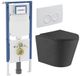 Geberit QeramiQ Dely Toiletset - Mat Zwart