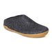 Glerups Slipper met rubber zool - Zwart - Maat 40