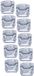 Alberts 824099 kistgreep, blauw gegalvaniseerd, 80 x 74 mm, set van 10