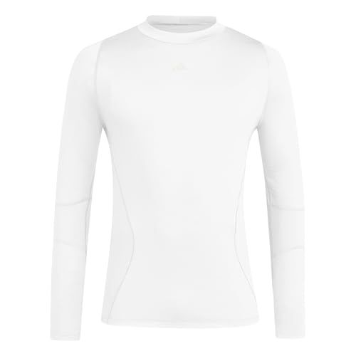 adidas heren Techfit Cold.Rdy Longsleeve Men Shirt, white, XS