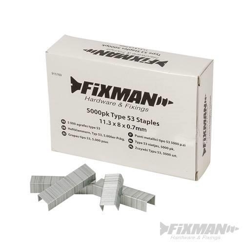 Fixman 5000 stuks Nieten type 53 lengte 8 mm