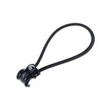 D'Addario Accessories PW-ECT-10 Elastische Kabelbinders, 10-pack, Zwart