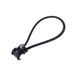 D'Addario Accessories PW-ECT-10 Elastische Kabelbinders, 10-pack, Zwart
