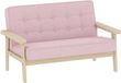 AIYAPLAY Fauteuil enfant Rose Tissu, Bois 77x42x48 cm