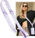 Selencia Universel koord voor telefoon - Ketting voor telefoon - Paars