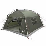 vidaXL Instant Tent - Waterproof - 4-Person - Army - Green
