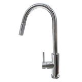 Flow Max 719333 Pull Down Single Hole Bullet Keukenkraan (Roestvrij staal)