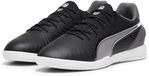 Puma King Match IT Voetbalschoenen voor Heren - Maat 40.5 - Synthetisch/Textiel - Zwart/Wit/Grijs