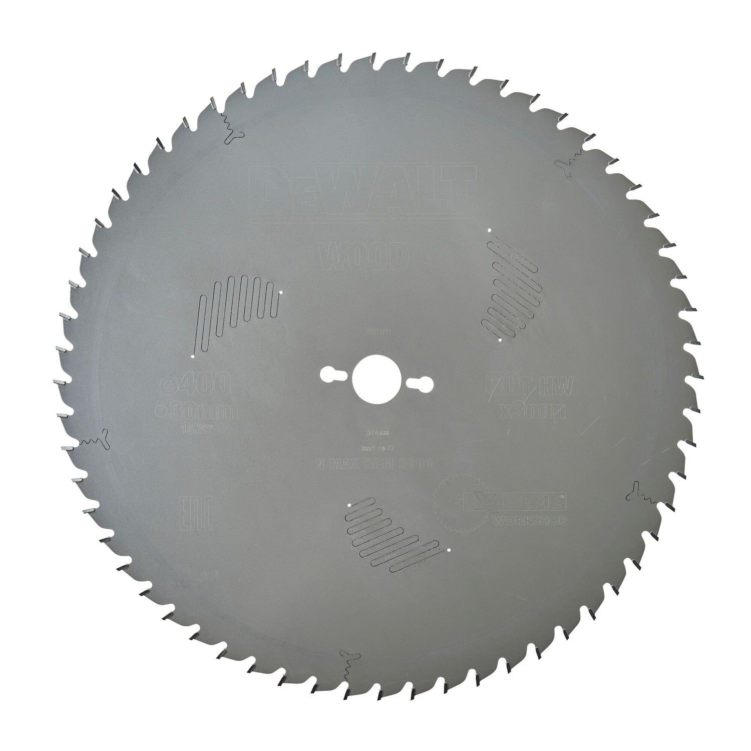 Cirkelzaagblad voor Hout | Ø 400mm 60T - DT4338-QZ