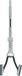 JBM 1-1/8´´ 2 Arms Remcilinder Honen Zilver