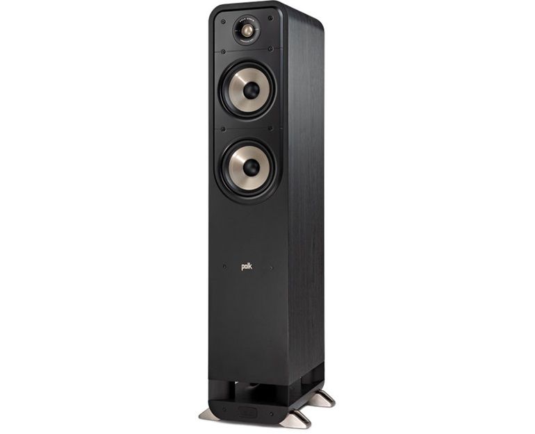 Polk Audio S55e - Floorstanding Speaker - Black - Wired