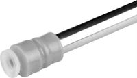 Bestlivings Tige de rallonge avec mécanisme à vis, Ø 10 mm - extensible de 60 à 90 cm (argenté, brillant), sans perçage