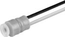 Bestlivings Tige de rallonge avec mécanisme à vis, Ø 10 mm - extensible de 60 à 90 cm (argenté, brillant), sans perçage