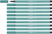 STABILO Pen 68 Viltstift - Turquoise Blauw - 10 Stuks