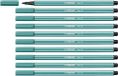 STABILO Pen 68 Viltstift - Turquoise Blauw - 10 Stuks