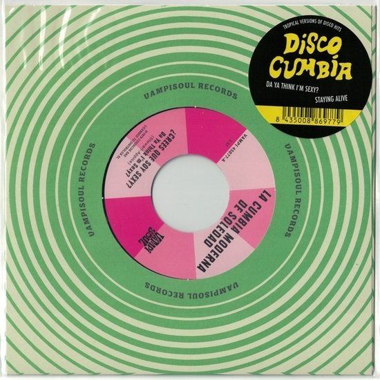 La Cumbia Moderna De Soledad & Machuca Cumbia - Da Ya Think I'm Sexy? / Stayin' Alive - 7" Vinyl Single (Coloured Vinyl)