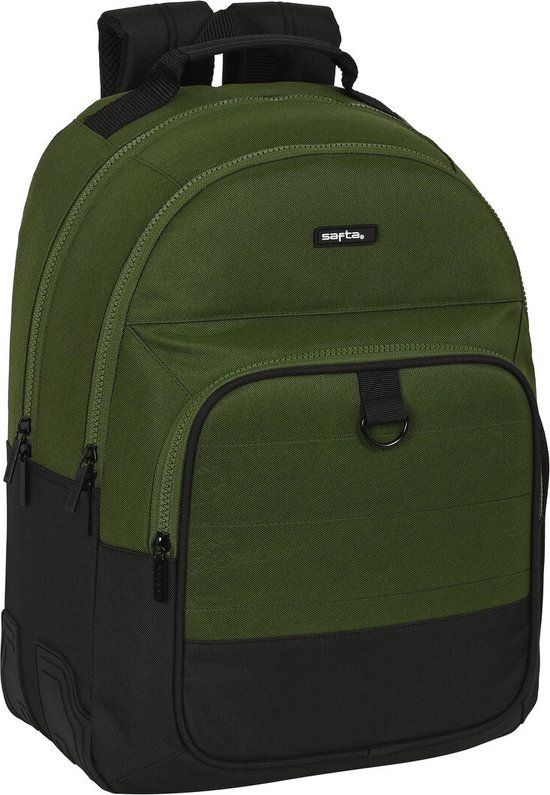Schoolrugzak Safta Dark forest Zwart Groen 18 l