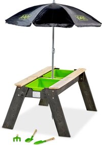 EXIT Aksent Zand- en Watertafel met Parasol - Grijs - Hout - 3+ jaar